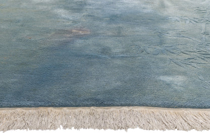 6 x 8 - Blue Vintage Chinese Art Deco Rug - 79535