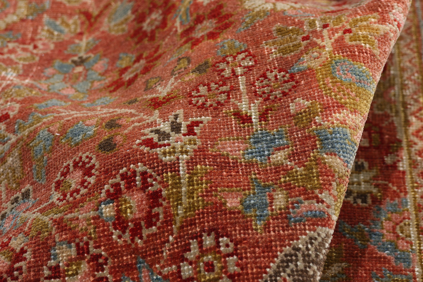 4 x 19 - Rust Antique Persian Bijar Rug - 79537