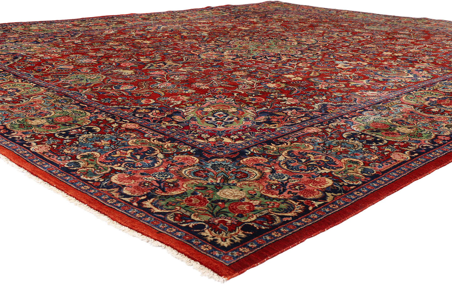 10 x 12 - Red Antique Hamadan Rug - 79541