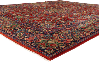 10 x 12 - Red Antique Hamadan Rug - 79541