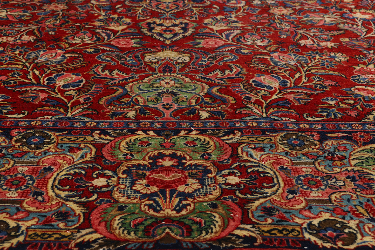 10 x 12 - Red Antique Hamadan Rug - 79541