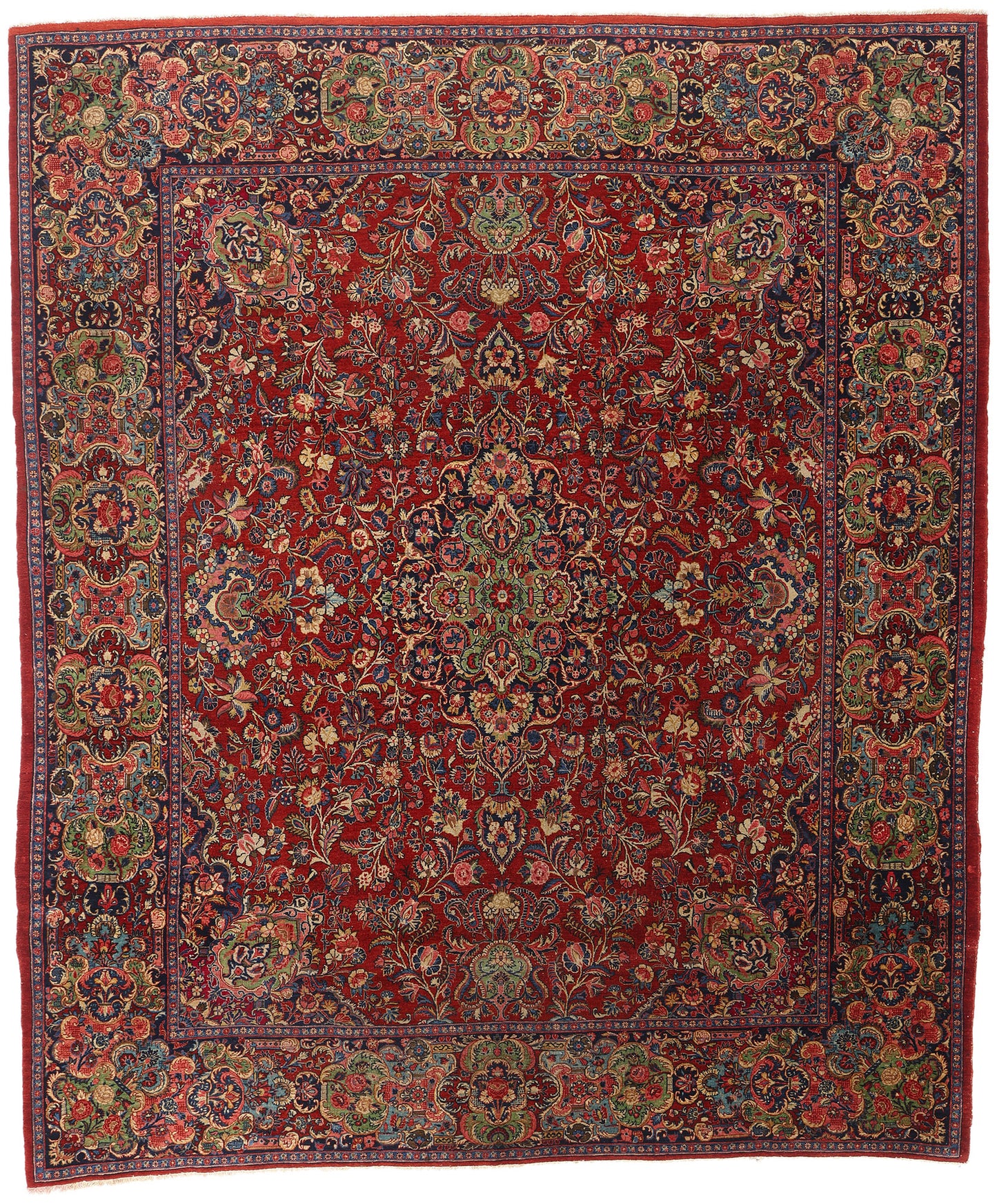 10 x 12 - Red Antique Hamadan Rug - 79541