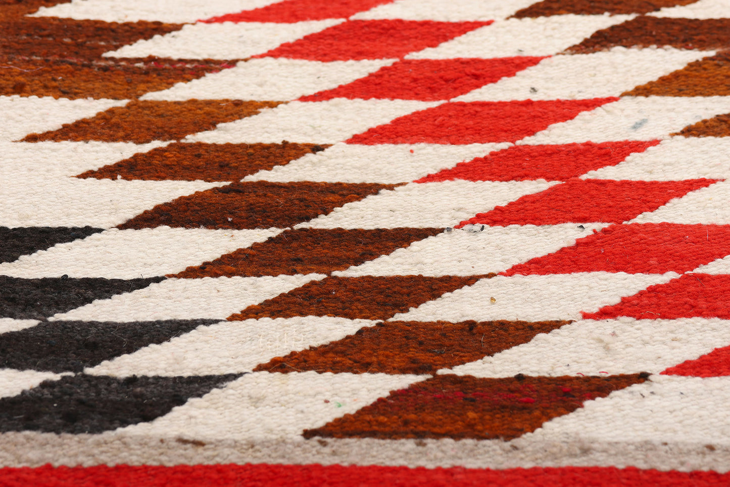 1 x 3 - Multicolor Antique Navajo Rug - 79544