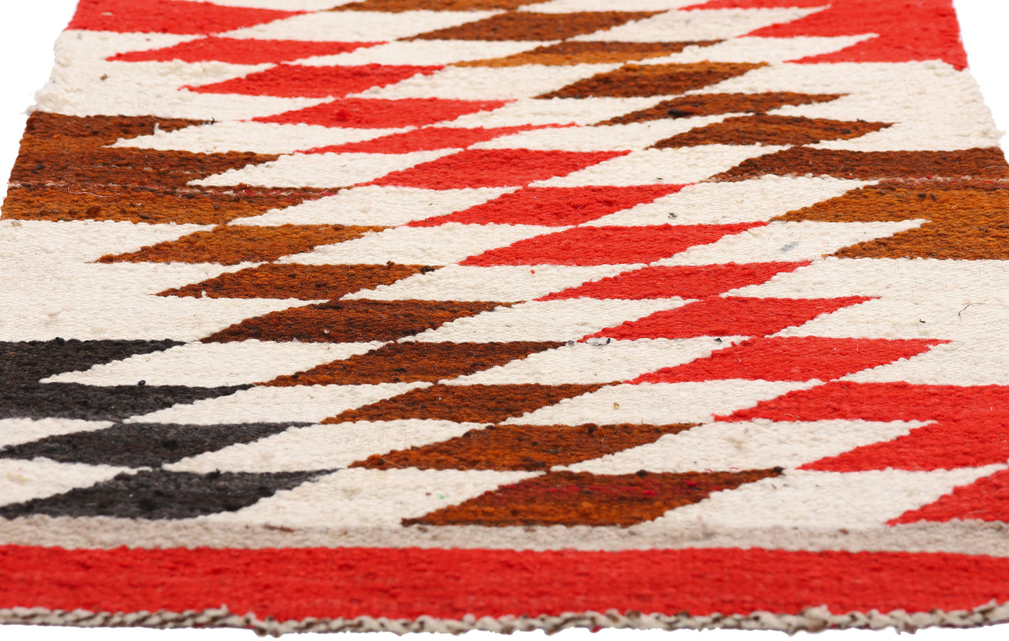 1 x 3 - Multicolor Antique Navajo Rug - 79544