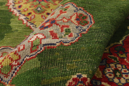 9 x 12 - Green Antique Persian Sultanabad Rug - 79546