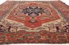 9 x 13 - Red Antique Persian Serapi Rug - 79550