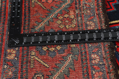 11 x 17 - Navy Blue Antique Persian Bakhtiari Rug - 79551