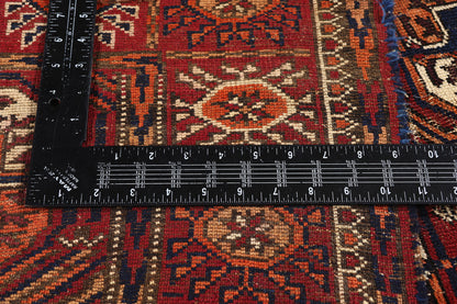 3 x 5 - Red Vintage Persian Turkoman Rug - 79554