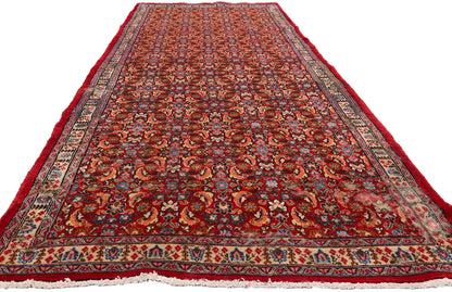 4 x 12 - Red Antique Persian Khorassan Rug - 79565