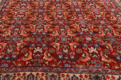 4 x 12 - Red Antique Persian Khorassan Rug - 79565