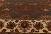 9 x 12 Brown Vintage Indian Agra Rug 79574