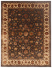 9 x 12 Brown Vintage Indian Agra Rug 79574