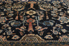 5 x 14 - Navy Blue Antique Persian Malayer Rug - 79579