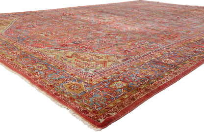 10 x 14 - Red Antique Persian Mahal Rug - 79586
