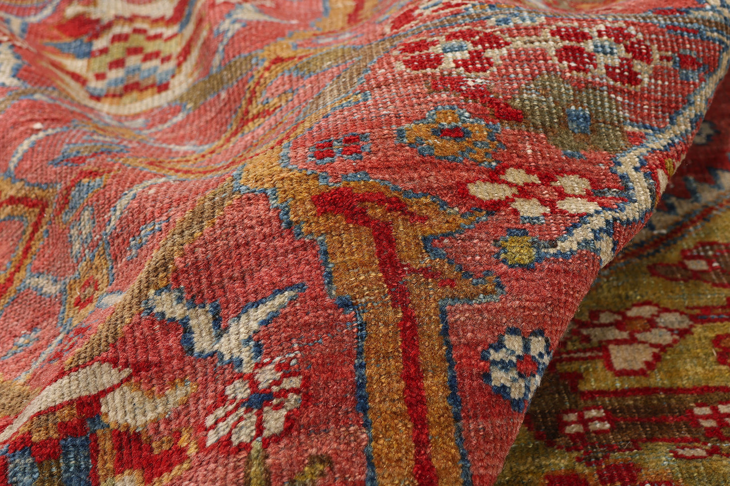 10 x 14 - Red Antique Persian Mahal Rug - 79586