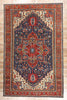 12 x 18 - Navy Blue Antique Persian Serapi Rug - 79590