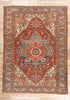 10 x 13 - Red Antique Persian Serapi Rug - 79591