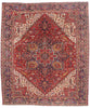 12 x 14 - Red Antique Persian Heriz Rug - 79592