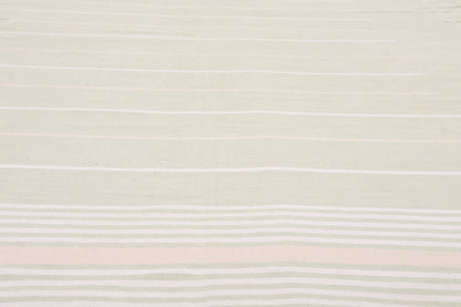 7 x 10 - Green Vintage Dhurrie Rug - 79595