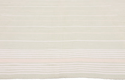 7 x 10 - Green Vintage Dhurrie Rug - 79595