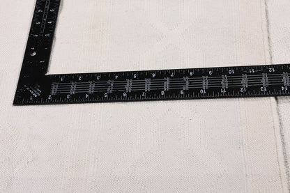 8 x 12 - White Vintage Dhurrie Rug - 79597