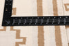 5 x 8 - Ivory Vintage Dhurrie Rug - 79598