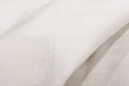 8 x 11 - White Vintage Dhurrie Rug - 79599