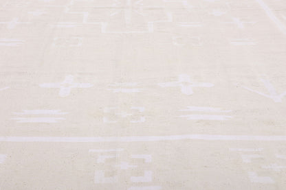 6 x 9 - Beige Vintage Dhurrie Rug - 79600