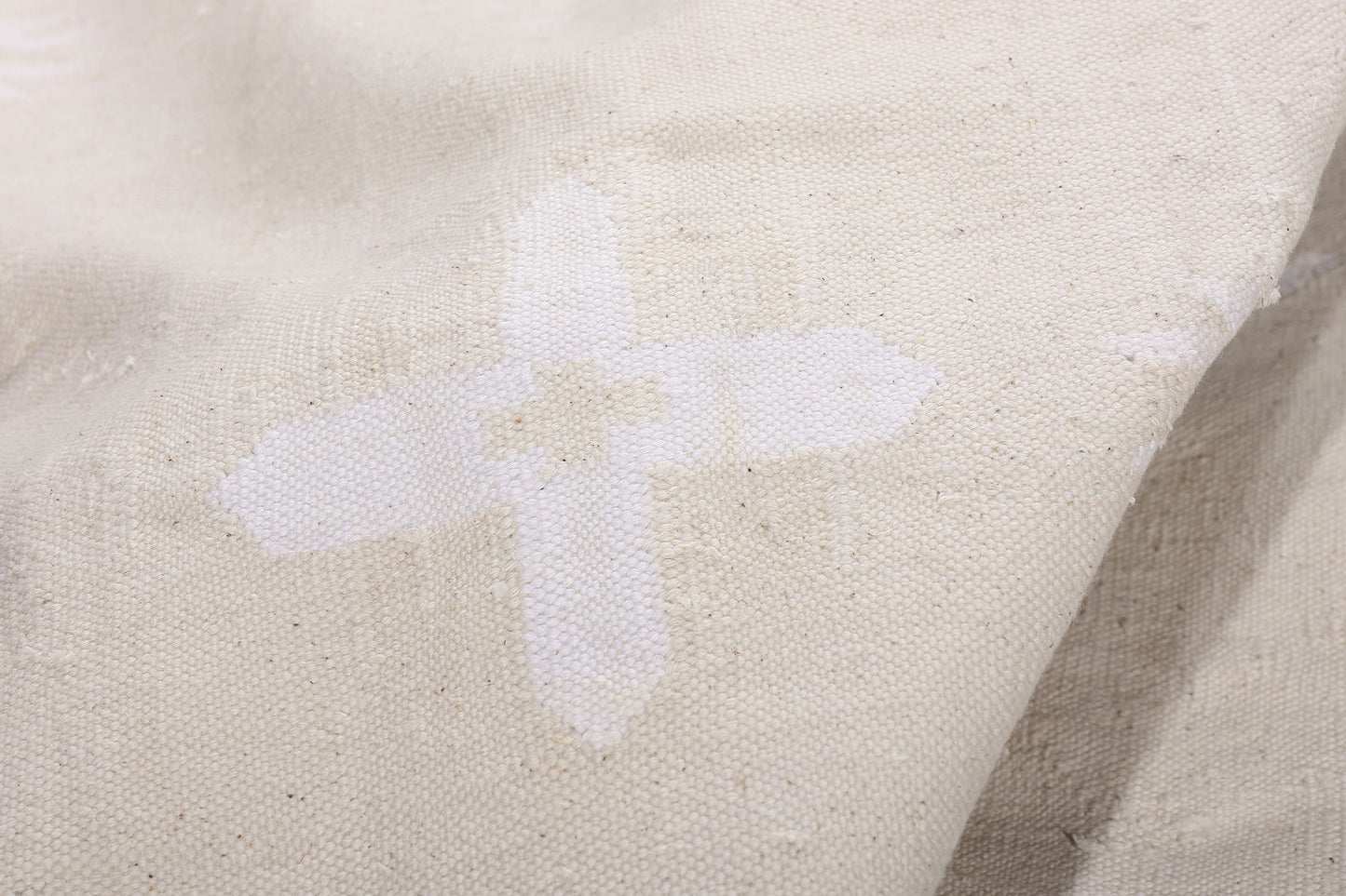 6 x 9 - Beige Vintage Dhurrie Rug - 79600