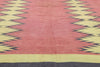 10 x 13 - Red Vintage Dhurrie Rug - 79608