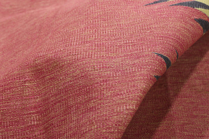 10 x 13 - Red Vintage Dhurrie Rug - 79608