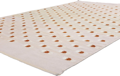 5 x 9 - Beige Vintage Dhurrie Rug - 79611