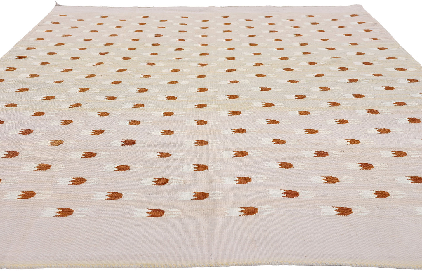 5 x 9 - Beige Vintage Dhurrie Rug - 79611