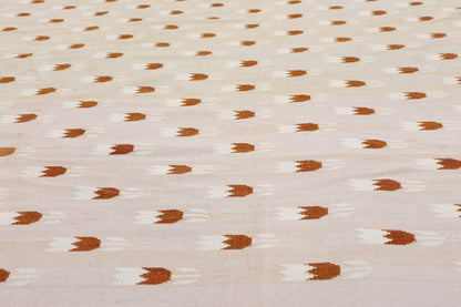 5 x 9 - Beige Vintage Dhurrie Rug - 79611