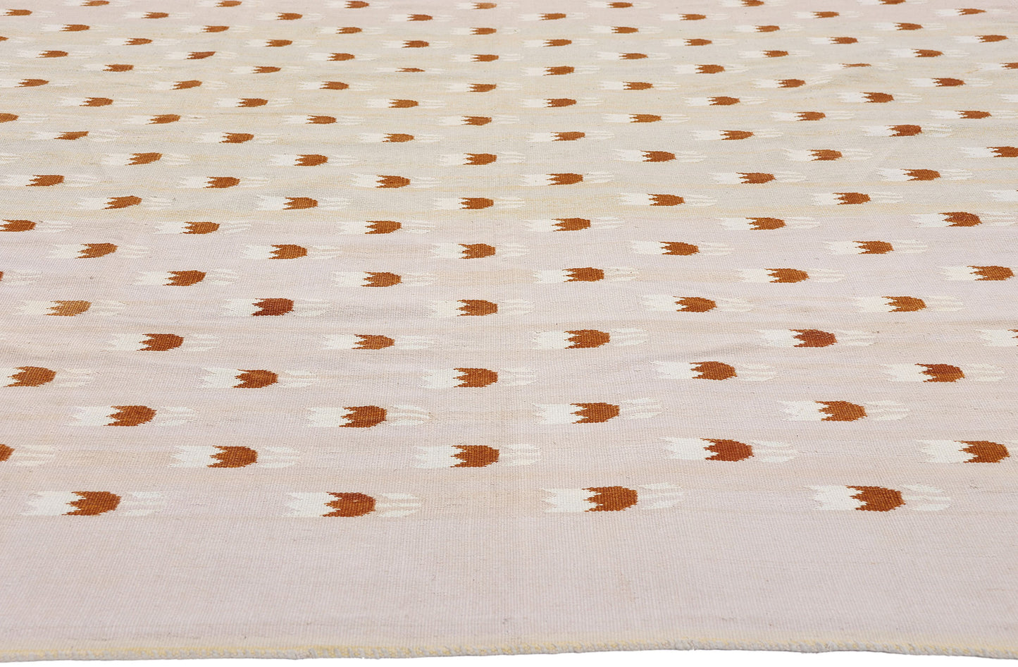 5 x 9 - Beige Vintage Dhurrie Rug - 79611