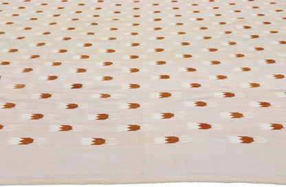 5 x 9 - Beige Vintage Dhurrie Rug - 79611