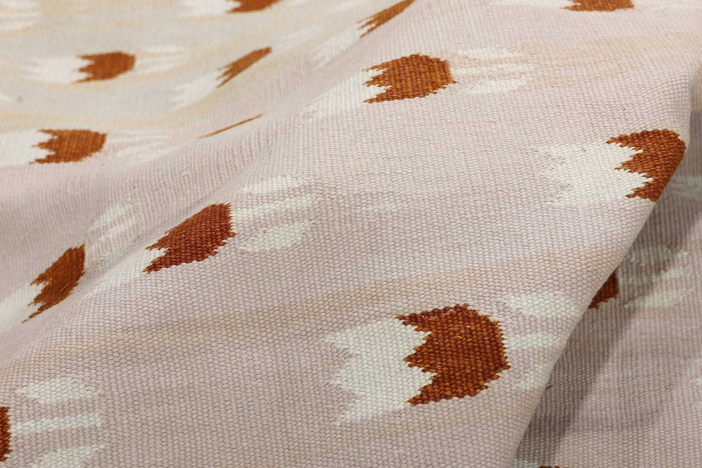 5 x 9 - Beige Vintage Dhurrie Rug - 79611