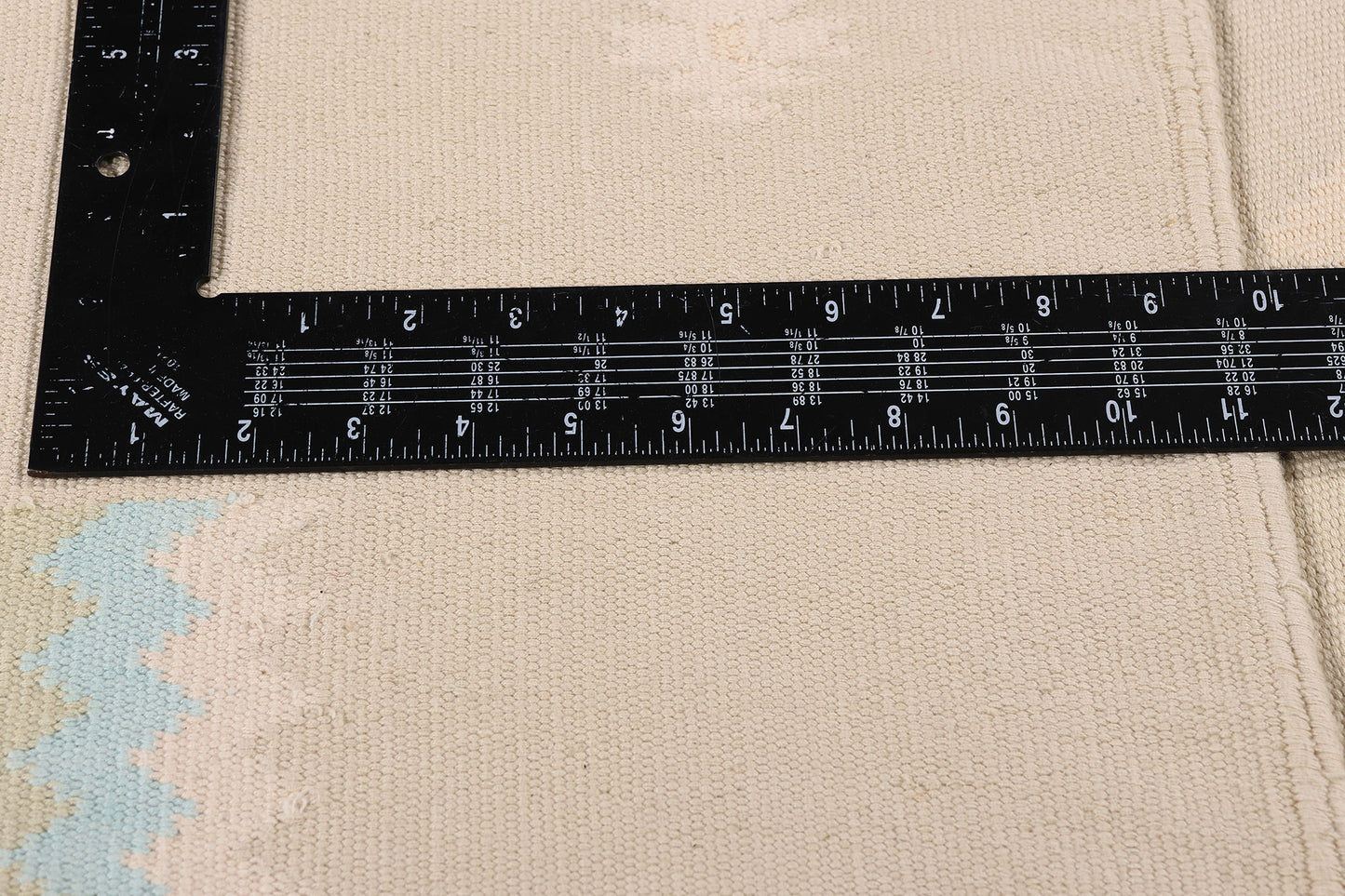 6 x 9 - Beige Vintage Dhurrie Rug - 79612