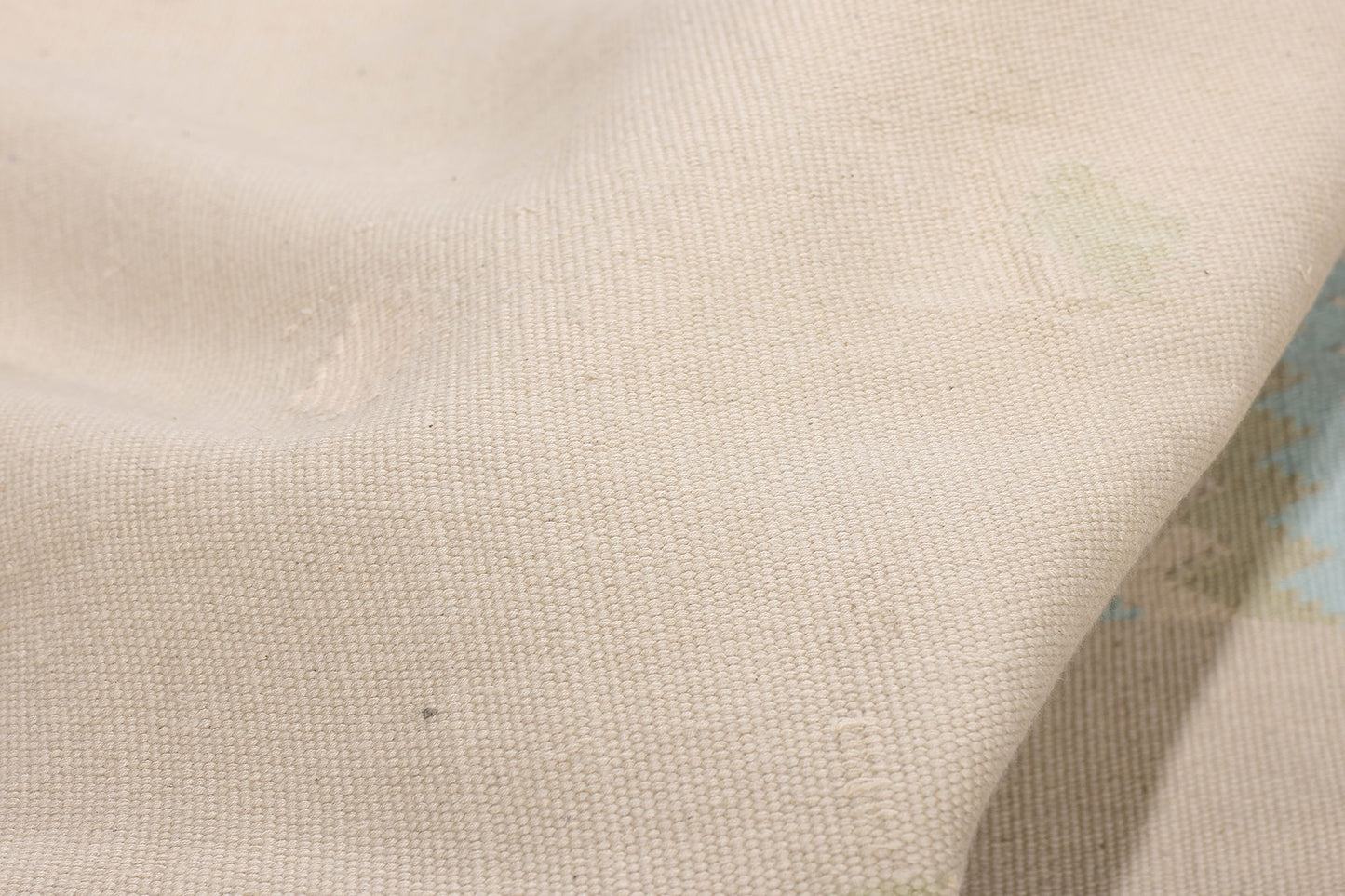 6 x 9 - Beige Vintage Dhurrie Rug - 79612