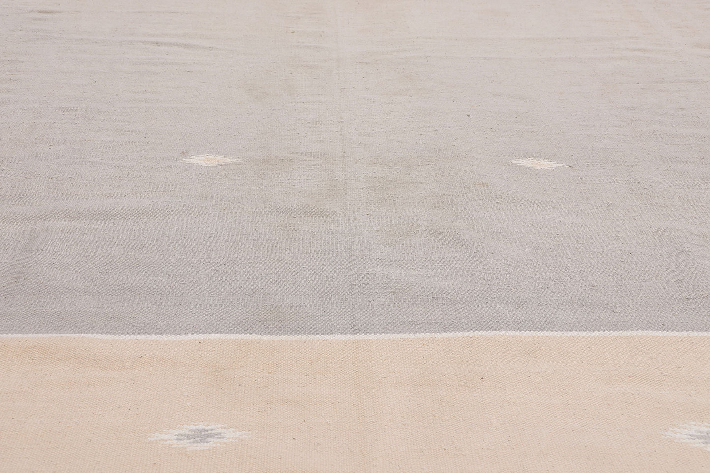 8 x 14 - Gray Vintage Dhurrie Rug - 79614