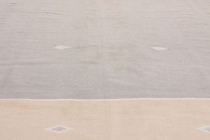 8 x 14 - Gray Vintage Dhurrie Rug - 79614