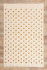 6 x 9 - Beige Vintage Dhurrie Rug - 79615
