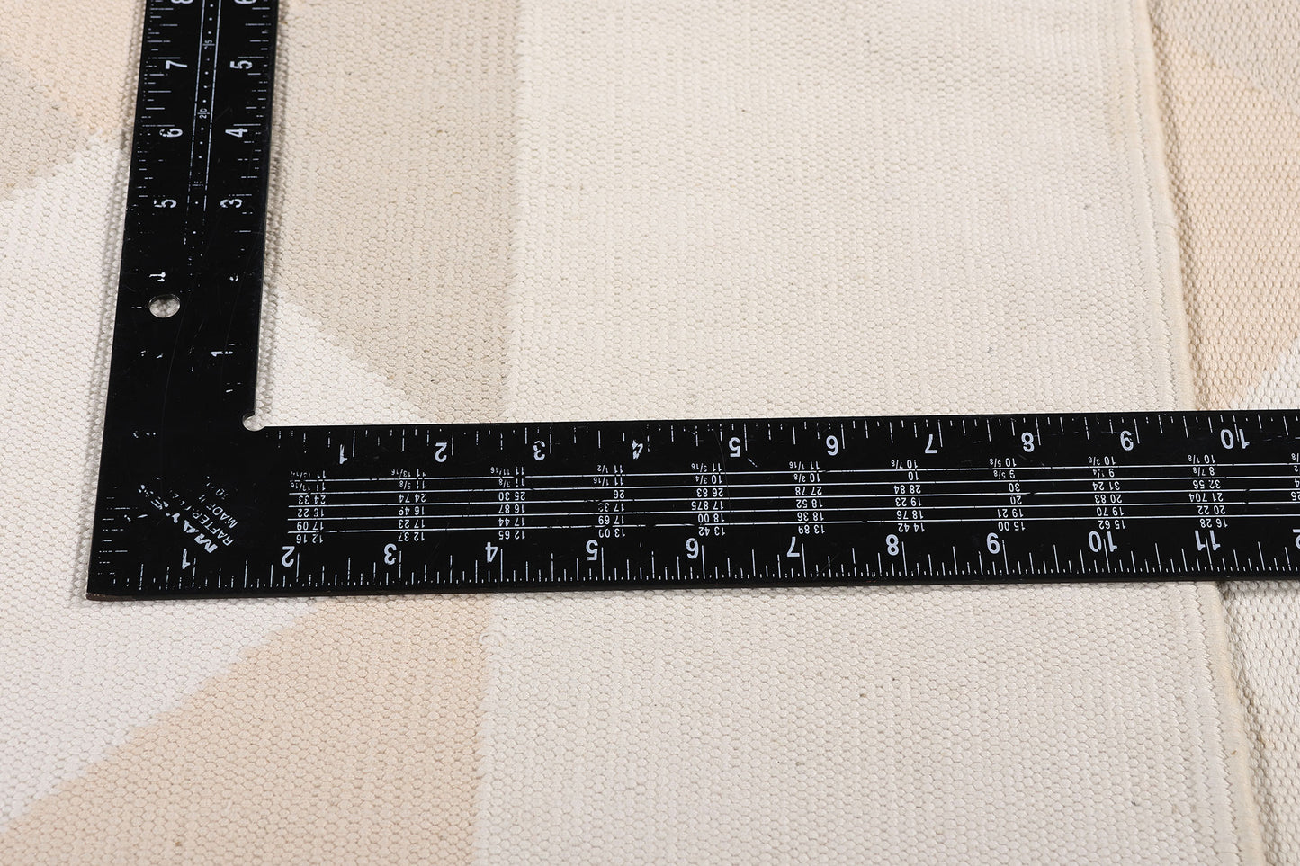 6 x 9 - Beige Vintage Dhurrie Rug - 79617