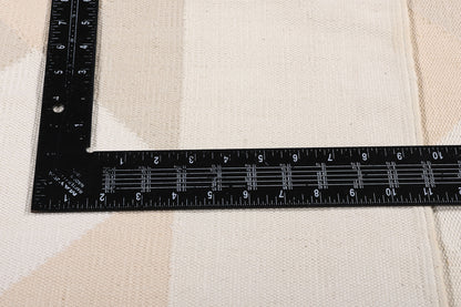 6 x 9 - Beige Vintage Dhurrie Rug - 79617