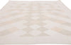 6 x 9 - Beige Vintage Dhurrie Rug - 79617