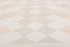 6 x 9 - Beige Vintage Dhurrie Rug - 79617