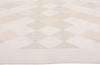 6 x 9 - Beige Vintage Dhurrie Rug - 79617