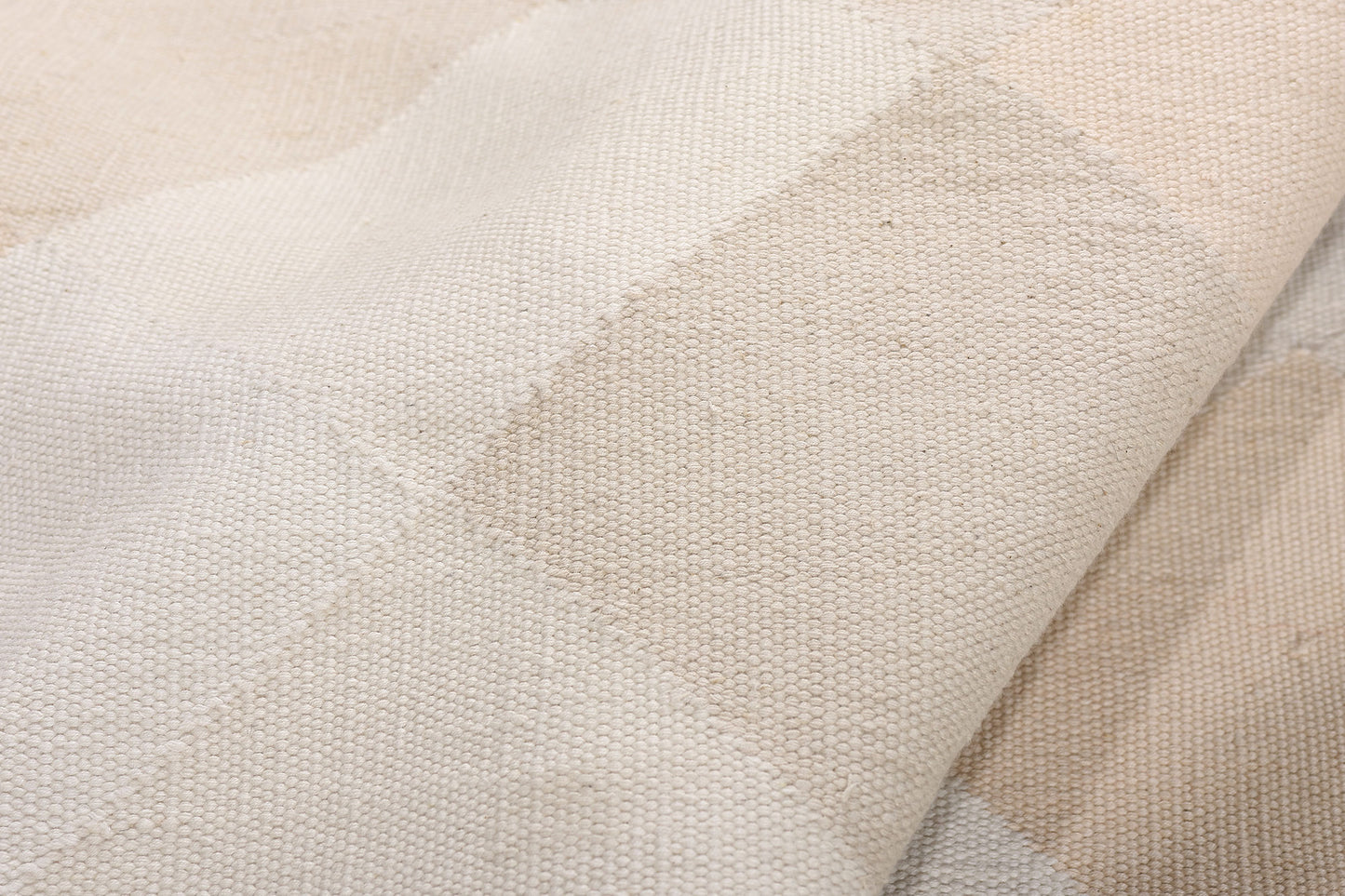 6 x 9 - Beige Vintage Dhurrie Rug - 79617