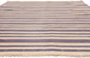 9 x 12 - Purple Vintage Dhurrie Rug - 79619