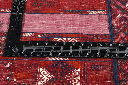 6 x 11 - Red Vintage Afghani Maimana Kilim Rug - 79625